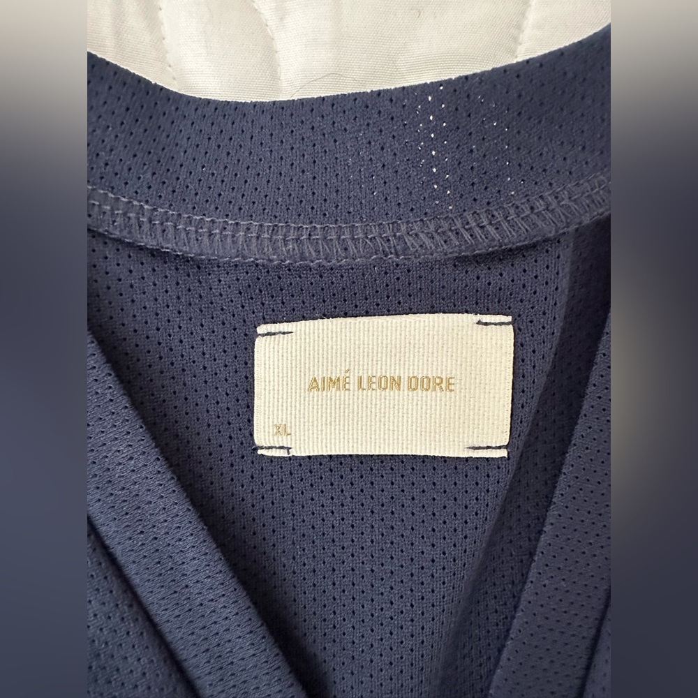 Aime Leon Dore Navy Cropped Practice Jersey - Picture 3 of 6